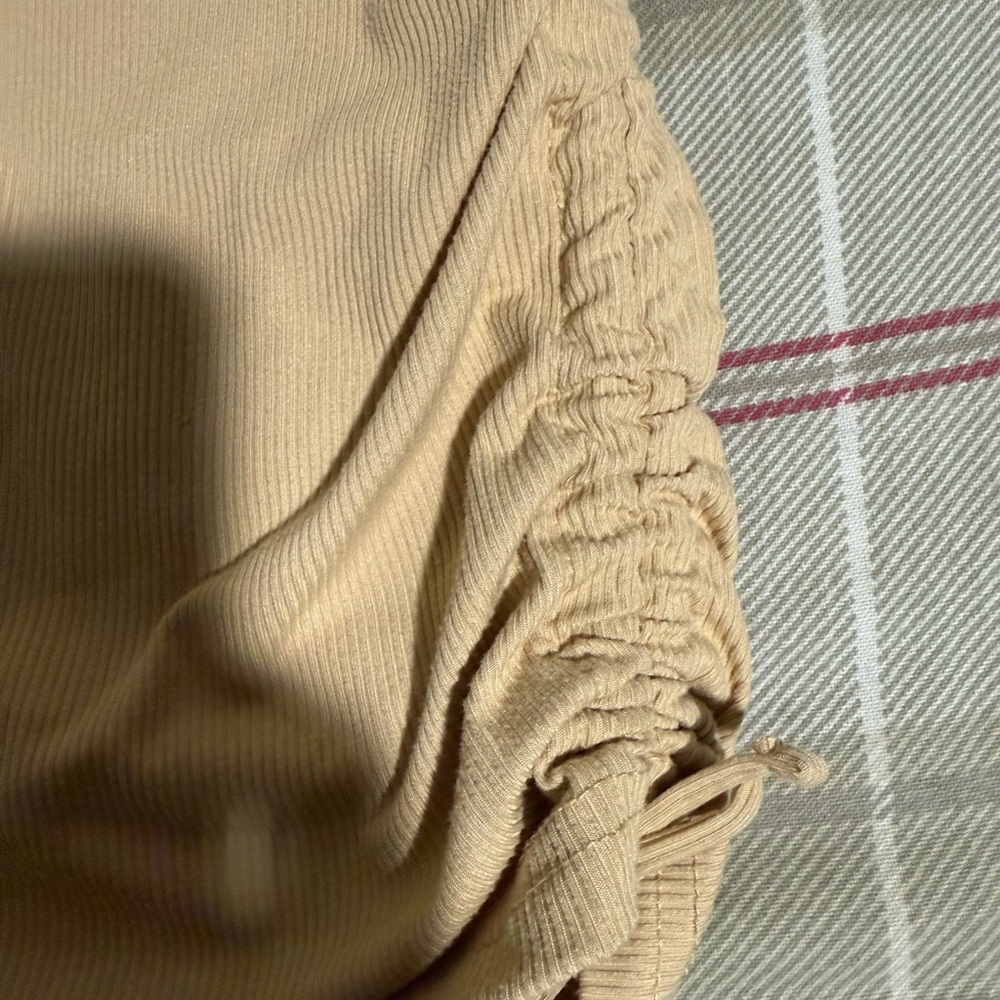 Forever 21 Kids Tan Ribbed Top/Dress - Picture 2 of 3